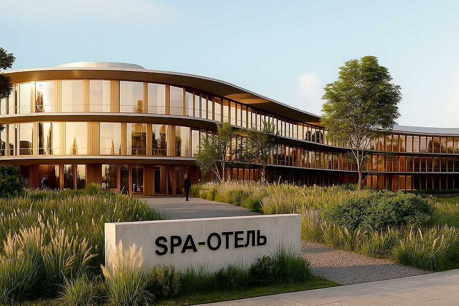 Участок на берегу реки в Монави