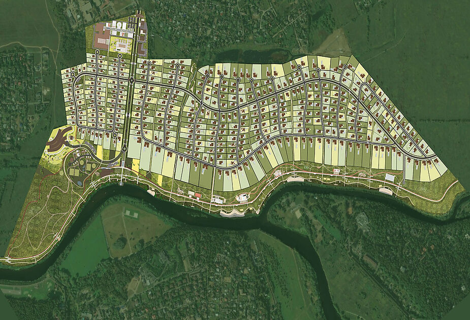 Участок в новом КП Монави