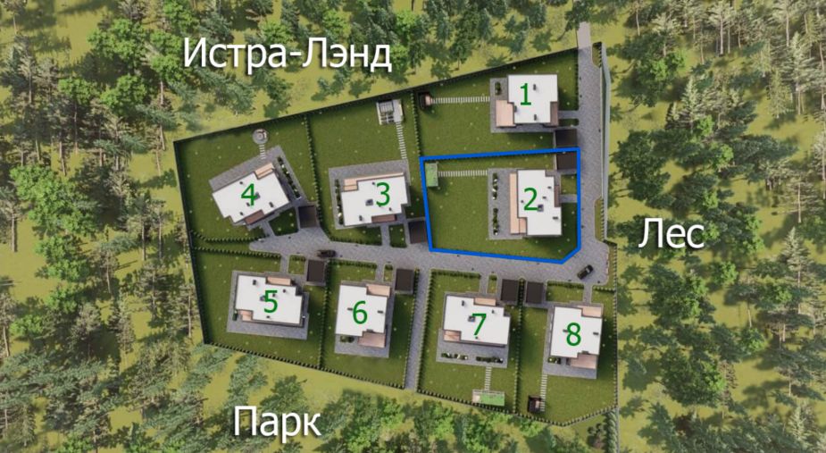 Дом под отделку в КП Истра Лэнд-2