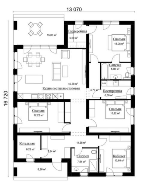 Новый дом в Подмосковные Просторы