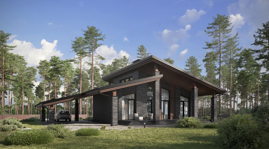 Дом шале в КП Зиккурат