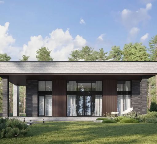 Дом хай-тек в КП Зиккурат