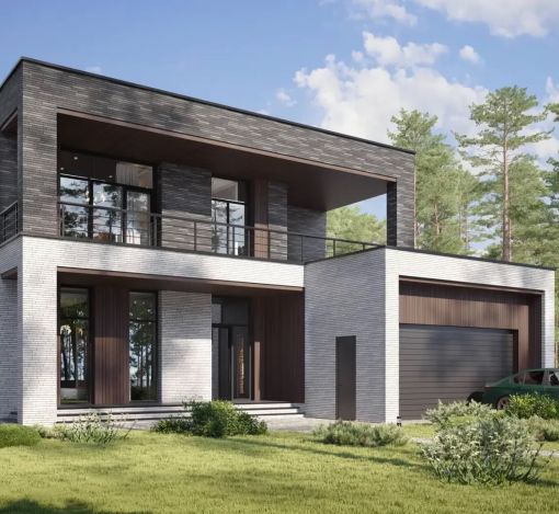 Дом хай-тек в КП Зиккурат