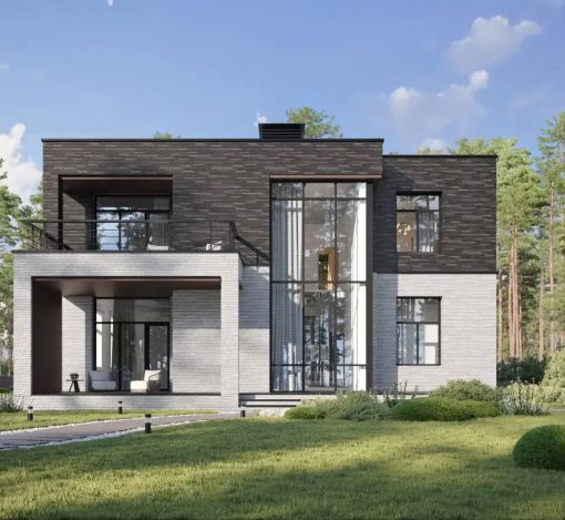 Дом хай-тек в КП Зиккурат