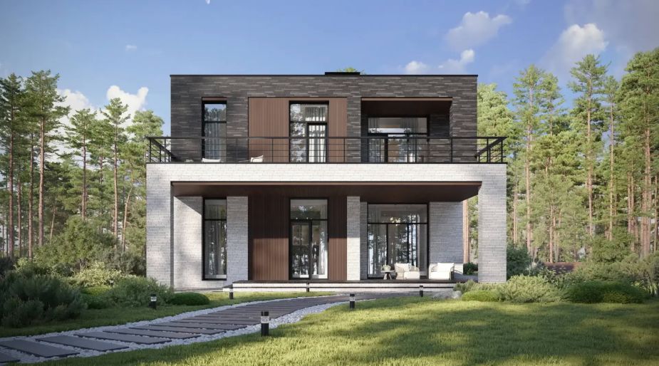 Дом хай-тек в КП Зиккурат