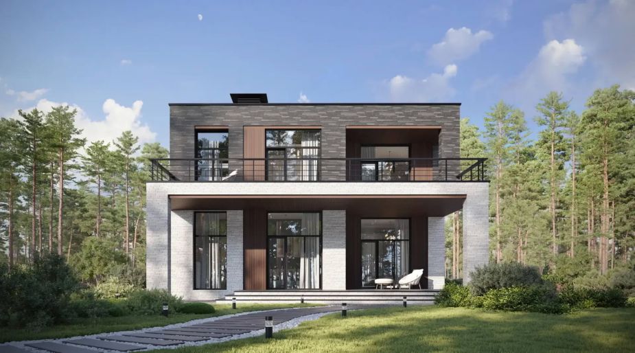 Дом хай-тек в КП Зиккурат