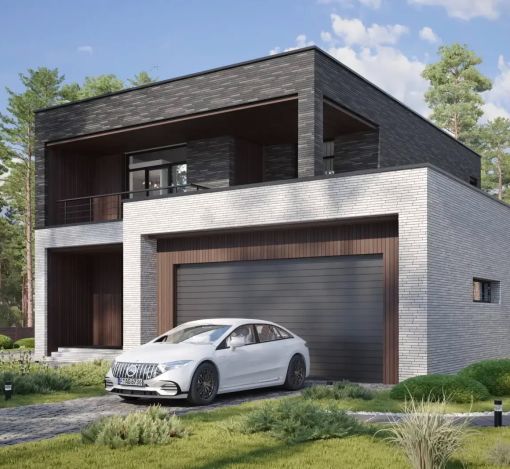 Дом хай-тек в КП Зиккурат