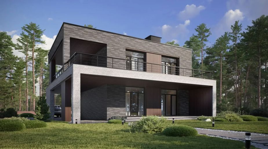 Дом хай-тек в КП Зиккурат