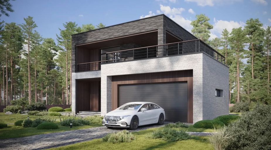 Дом хай-тек в КП Зиккурат