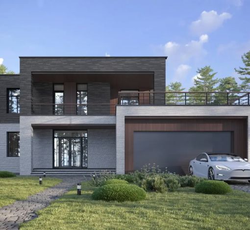 Дом хай-тек в КП Зиккурат