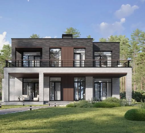 Дом хай-тек в КП Зиккурат