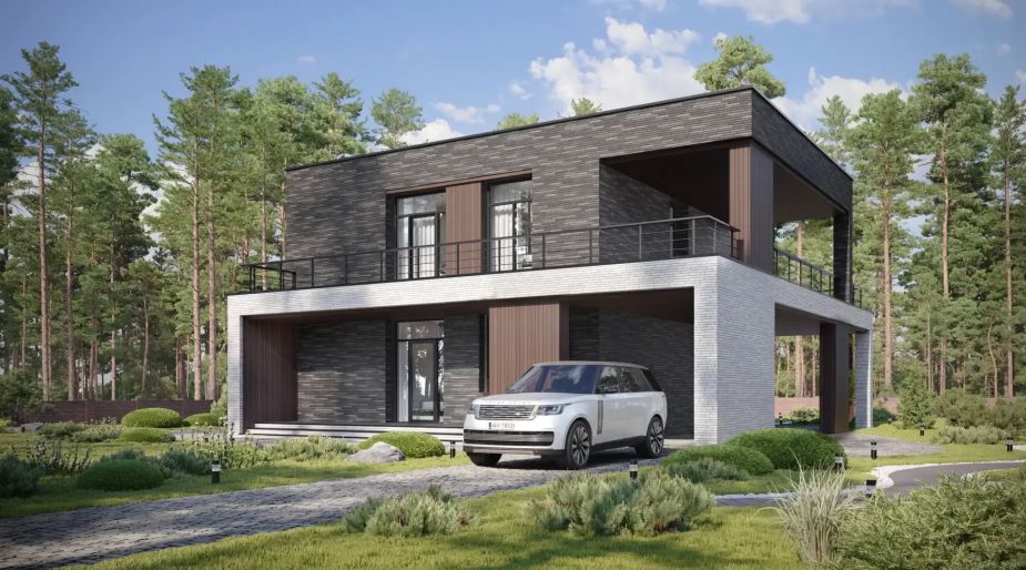 Дом хай-тек в КП Зиккурат