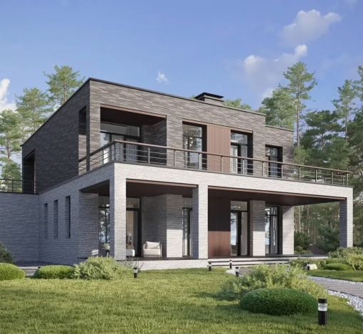 Дом хай-тек в КП Зиккурат