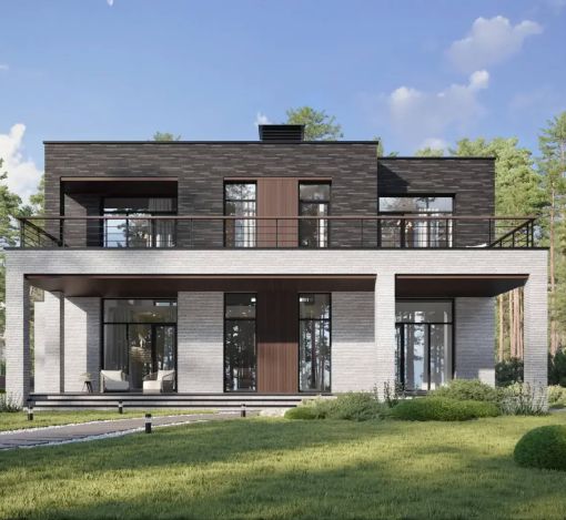 Дом хай-тек в КП Зиккурат