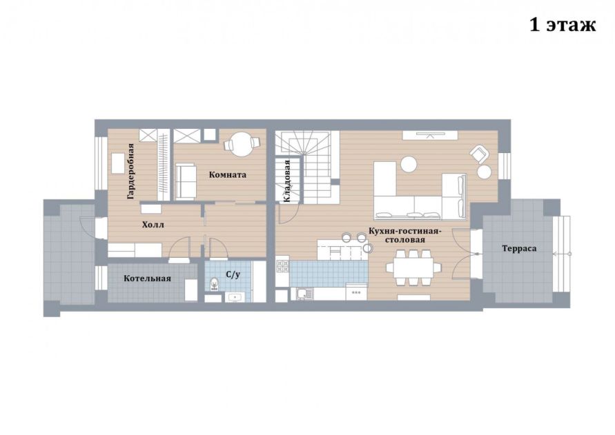 Готовый таунхаус в КП Прозорово