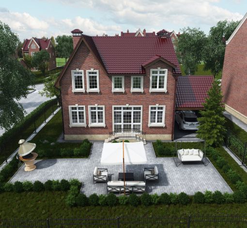 Дом без отделки в КП Британика