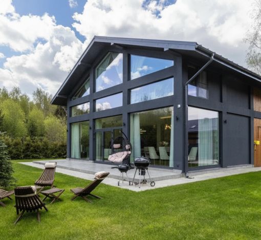 Фахверк в КП Рига парк