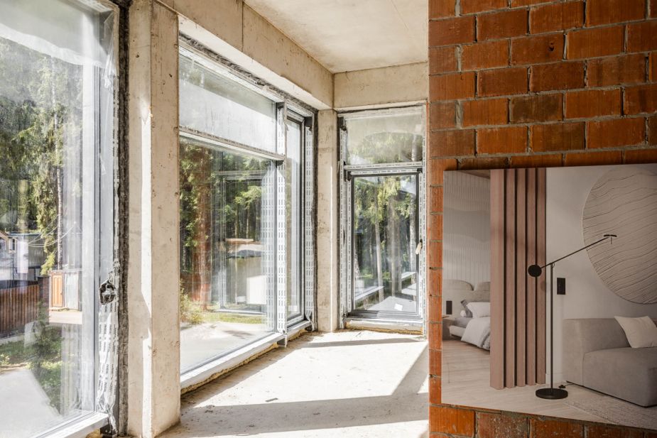 Дом под отделку в КП Лесные Зори