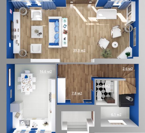 Дом без отделки в КП Британика