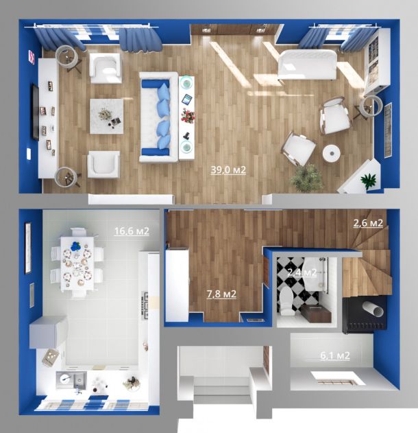 Дом без отделки в КП Британика