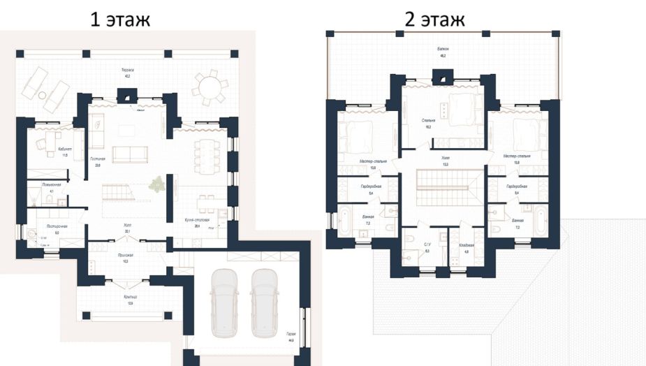 Дом шале в КП Зиккурат