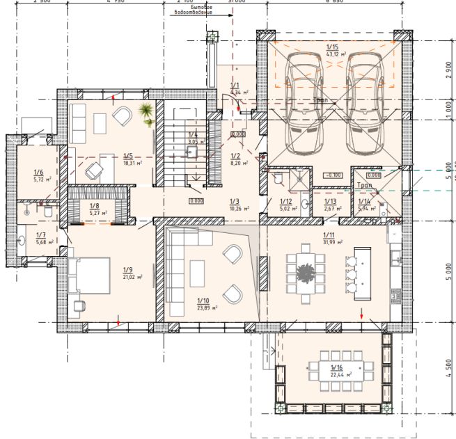 Дом с отделкой в Павлово Village