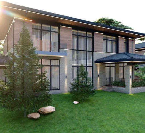 Дом с отделкой в Павлово Village