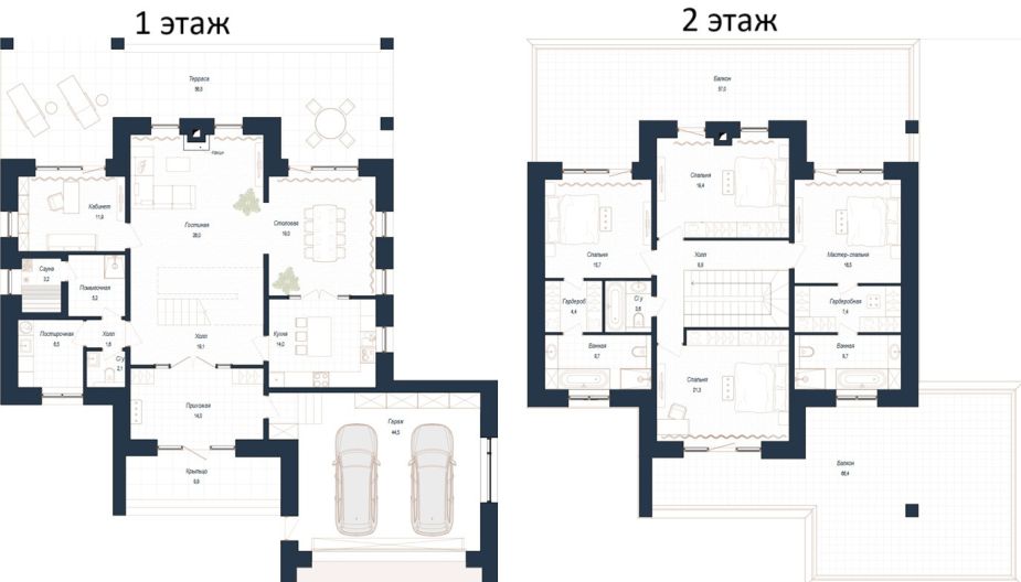 Дом хай-тек в КП Зиккурат