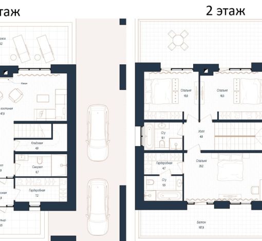 Дом хай-тек в КП Зиккурат