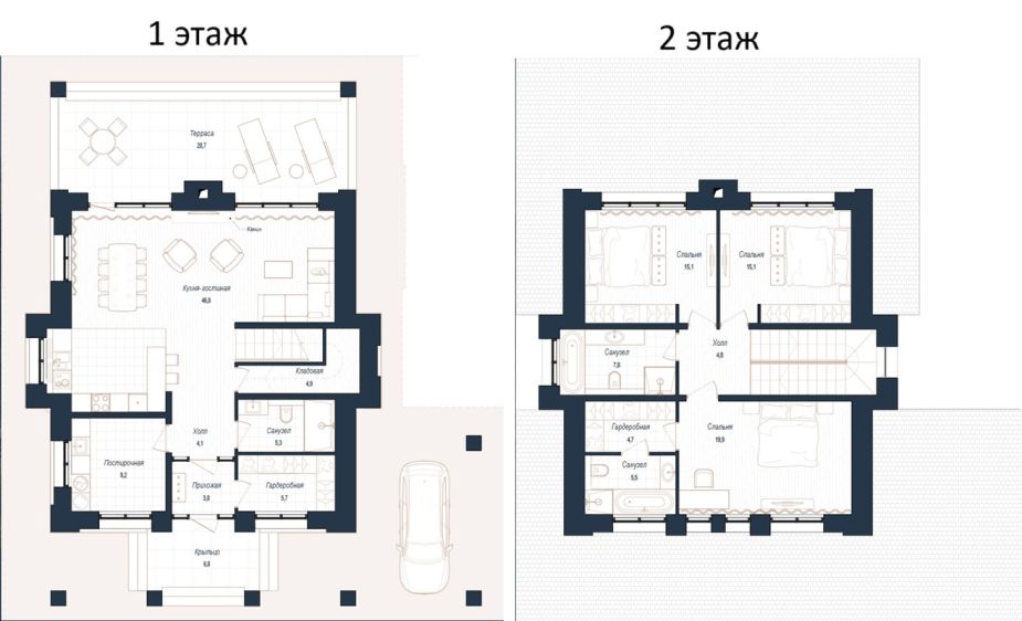 Дом шале в КП Зиккурат