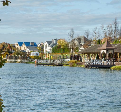 Новый фахверк в кп Княжье Озеро