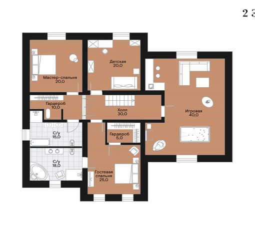 Дом под ключ в КП Княжье Озеро